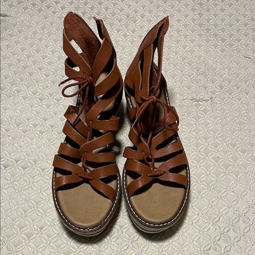 Gianni Bini Tan Strappy Sandals
